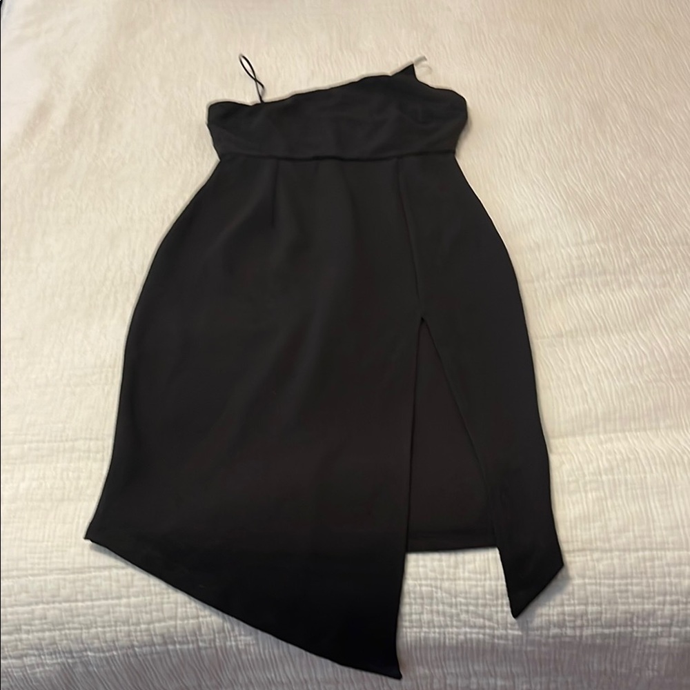 Princess Polly Black One-Shoulder Dress